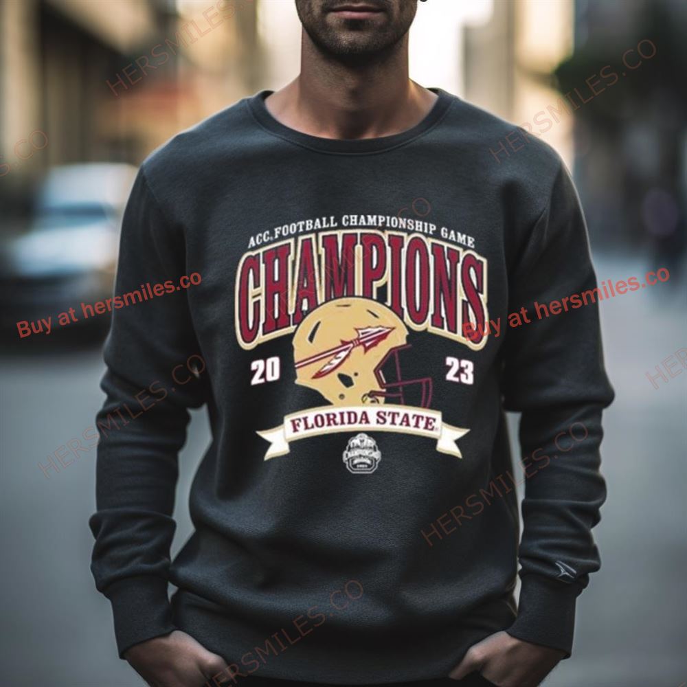 Florida State Seminoles 2023 Acc Football Championship Game Champions Shirt