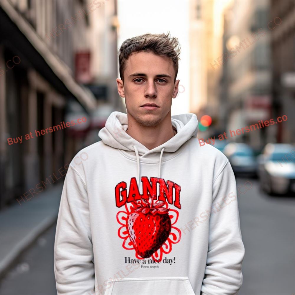 Ganni Have A Nice Day Shirt Ganni Have A Nice Day Shirt