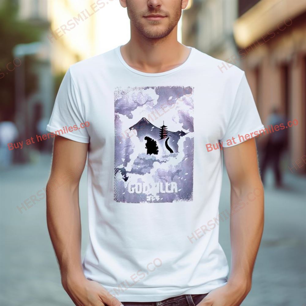 Godzilla Cherry Blossom Shirt