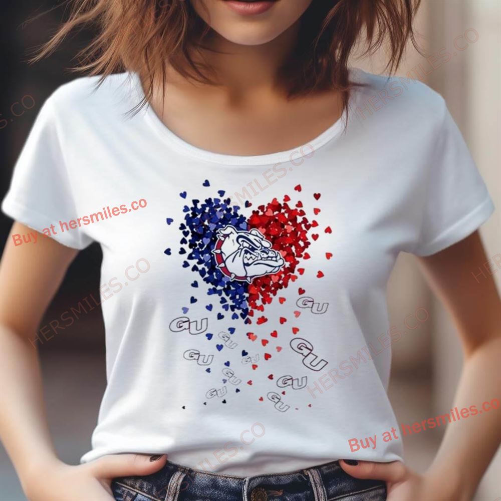 Gonzaga Bulldogs Tiny Heart Shape 2023 Shirt Gonzaga Bulldogs Tiny Heart Shape 2023 Shirt