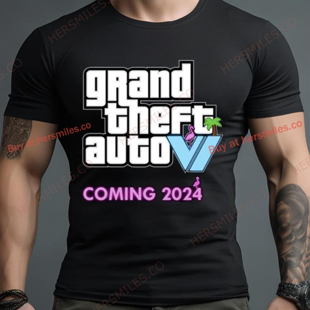 Grand Theft Auto 6 New Logo Coming 2024 Shirt