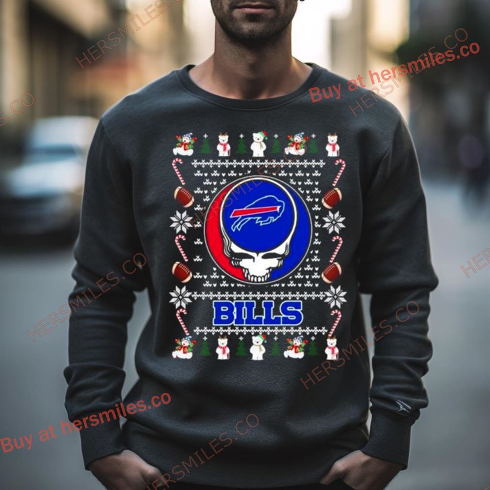 Grateful Dead Buffalo Bills Ugly Christmas Shirt
