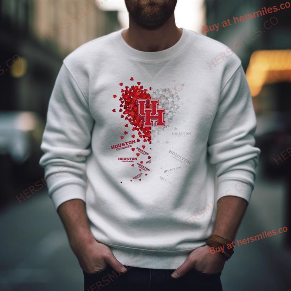 Houston Cougars Tiny Heart Shape 2023 Shirt
