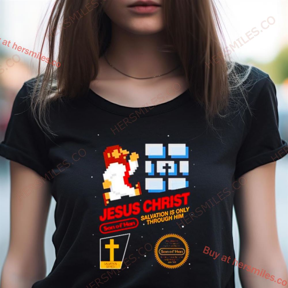 Jesus Christ Nintendo Super Mario Bros Shirt Jesus Christ Nintendo Super Mario Bros Shirt