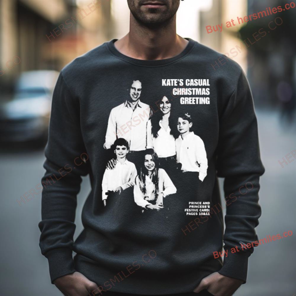 Kate Middleton And Prince William Reveal New Family Christmas Day 2023 Shirt