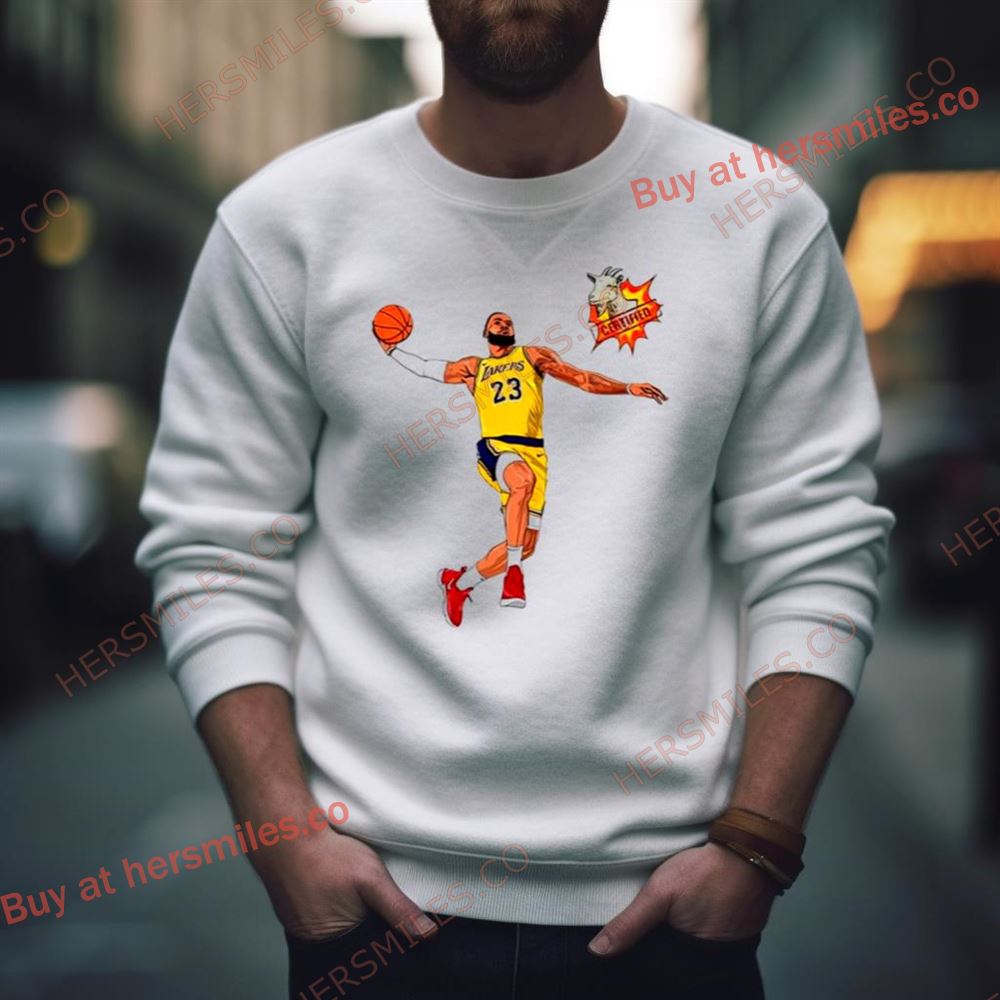 Lebron James Certified Goat Shirt