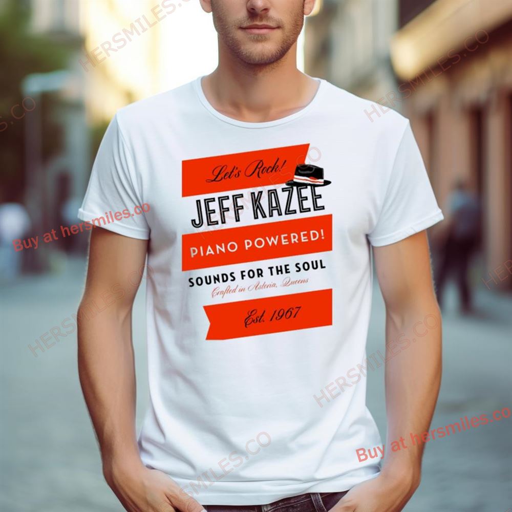Let’S Rock Jeff Kazee Piano Powered Shirt