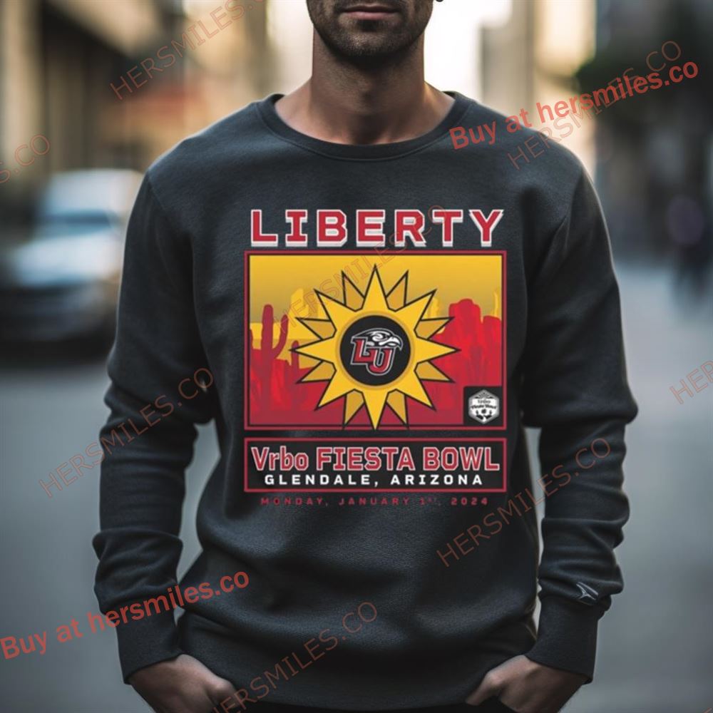 Liberty Flames 2024 Vrbo Fiesta Bowl Glendale Arizona Monday, January 1St, 2024 Fierce Competitor Shirt