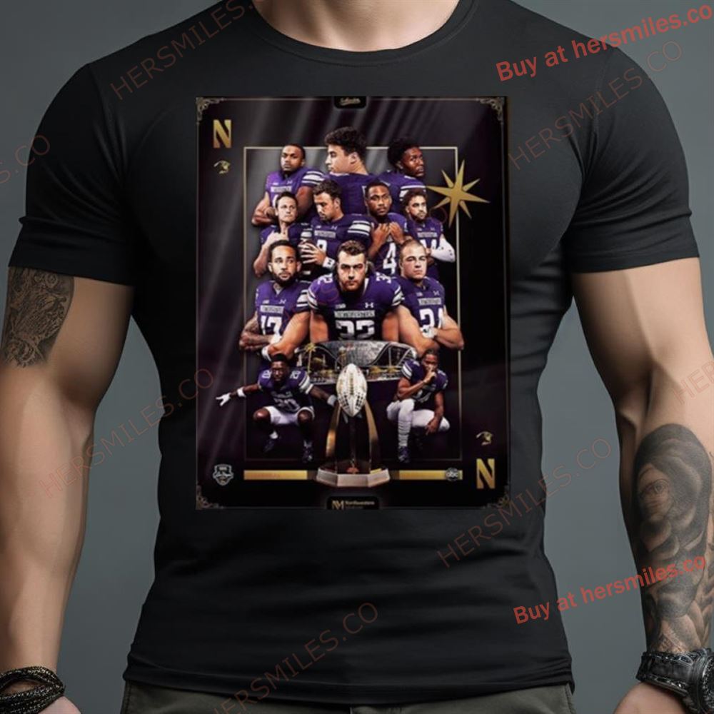 Line Up Northwestern Wildcats Football In The 2023 Srs Distribution Las Vegas Bowl Shirt