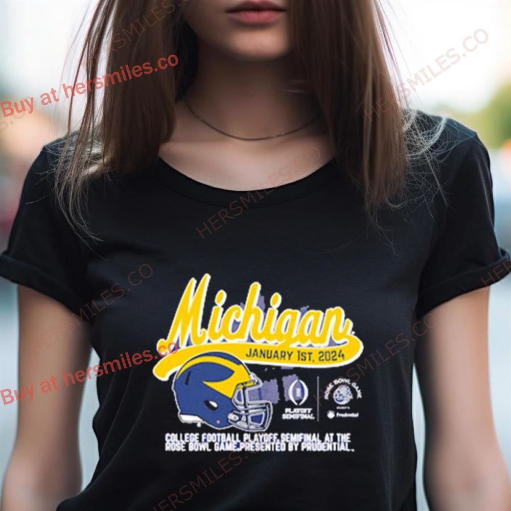 Michigan Football January 1St, 2024 Rose Bowl Game Shirt Michigan Football January 1St, 2024 Rose Bowl Game Shirt