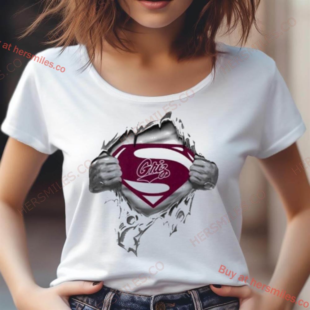 Montana Grizzlies Blood Inside Superman Shirt Montana Grizzlies Blood Inside Superman Shirt