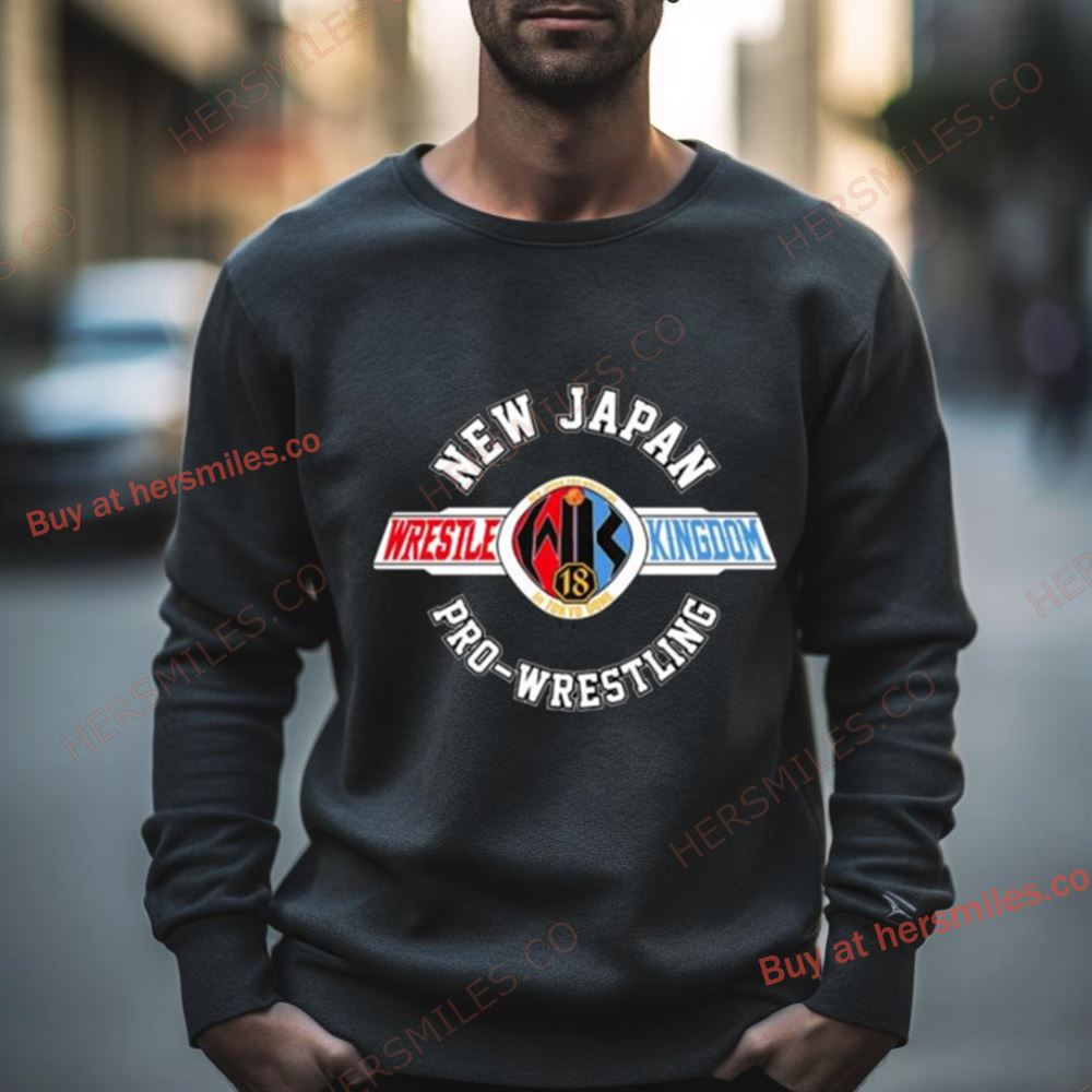 New Japan Pro Wrestling Wrestle Kingdom 18 Event Shirt