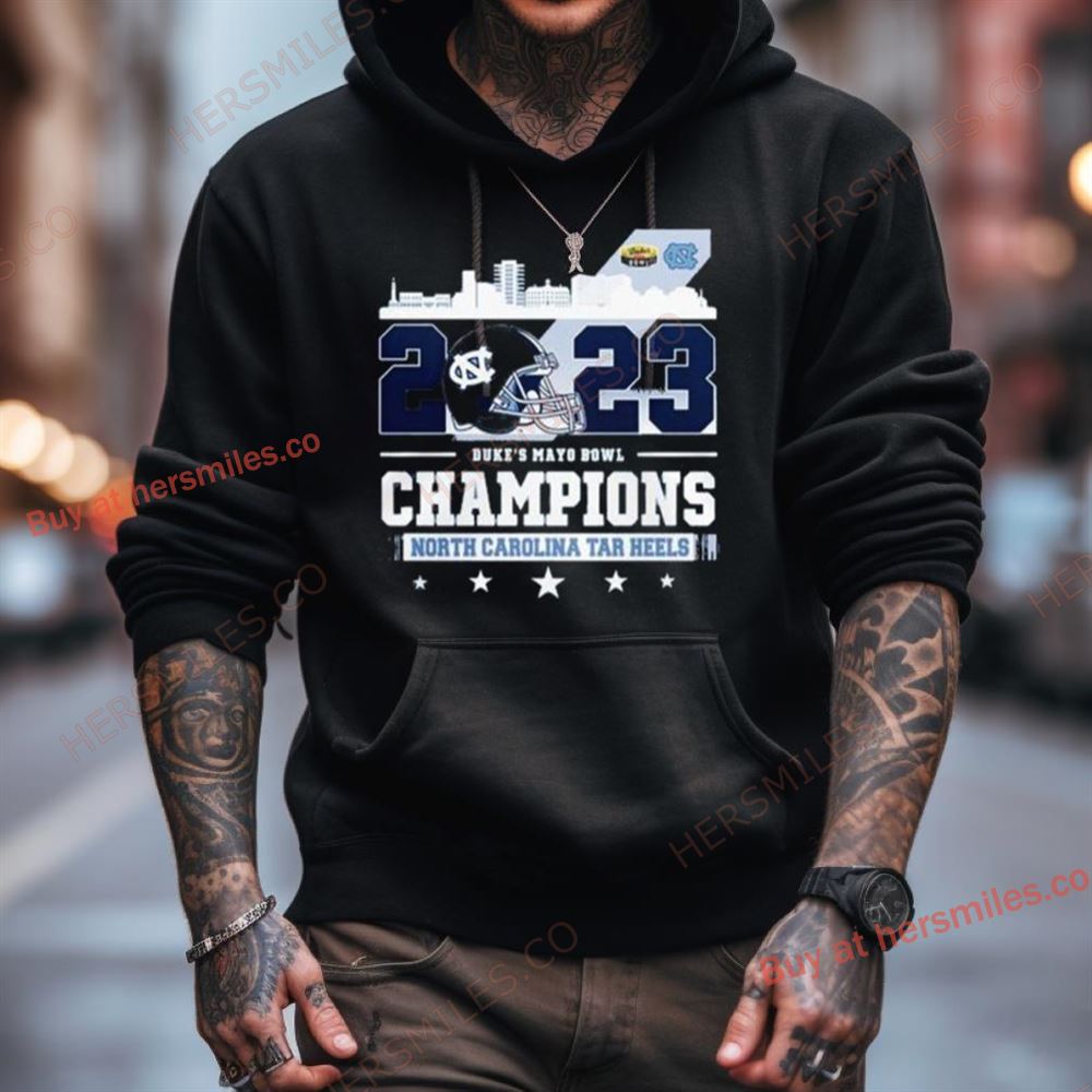 North Carolina Tar Heels Skyline 2023 Duke'S Mayo Bowl Champions Shirt North Carolina Tar Heels Skyline 2023 Duke'S Mayo Bowl Champions Shirt
