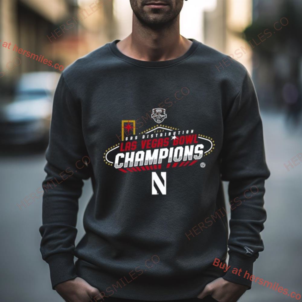 Northwestern Wildcats 2023 Srs Las Vegas Bowl Champions Shirt