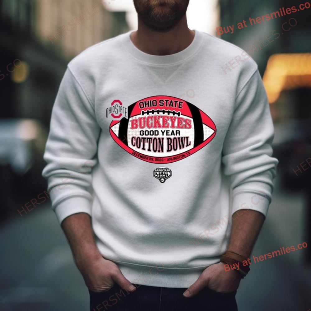 Ohio State Buckeyes 2023 Football Icon Elevated Bound Goodyear Cotton Bowl Dec 29 Shirt