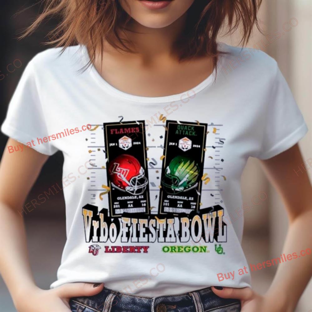 Oregon Ducks Vs Liberty Flames 2024 Fiesta Bowl Matchup Unmatched Excellence Shirt Oregon Ducks Vs Liberty Flames 2024 Fiesta Bowl Matchup Unmatched Excellence Shirt
