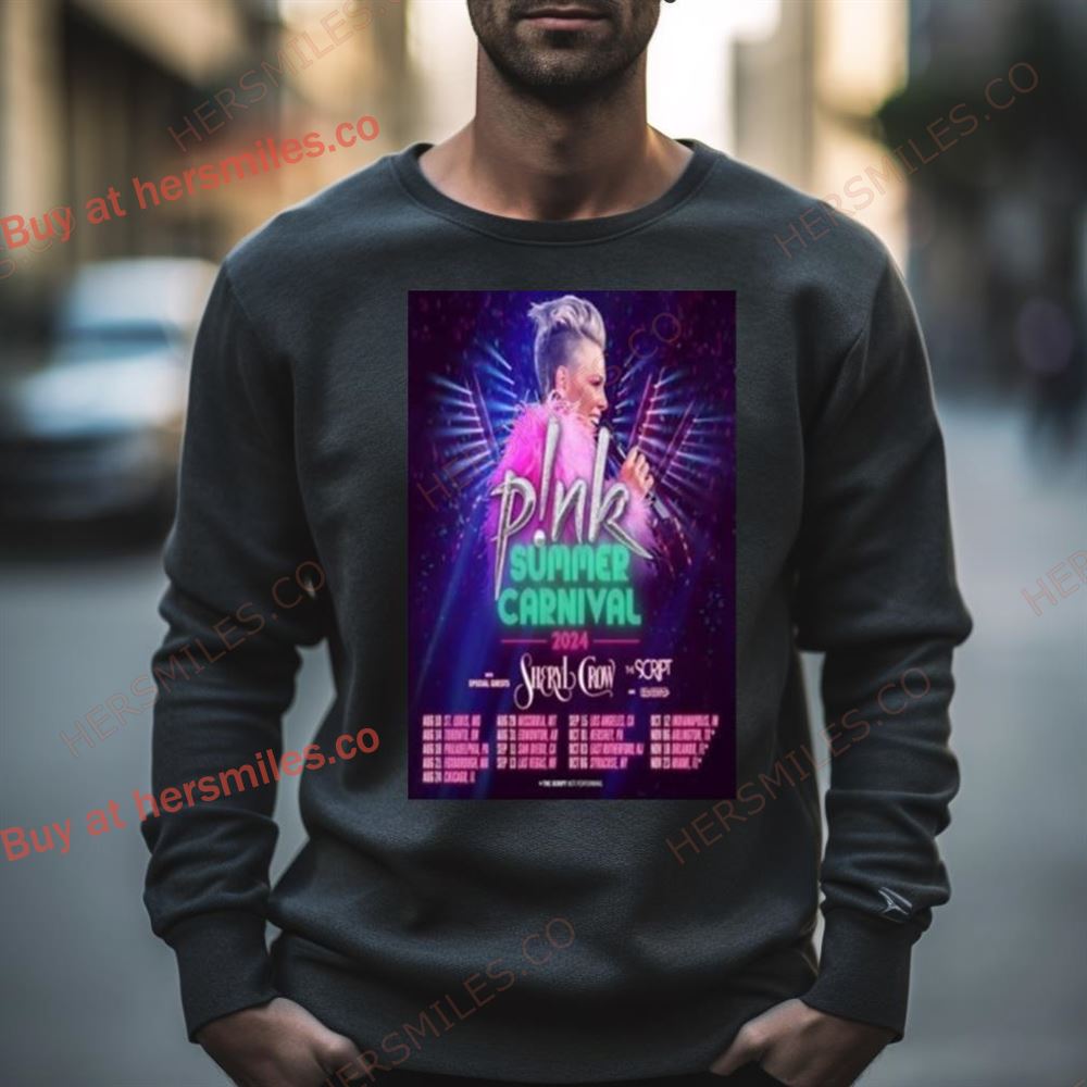 Pink Summer Carnival Tour 2024 Shirt