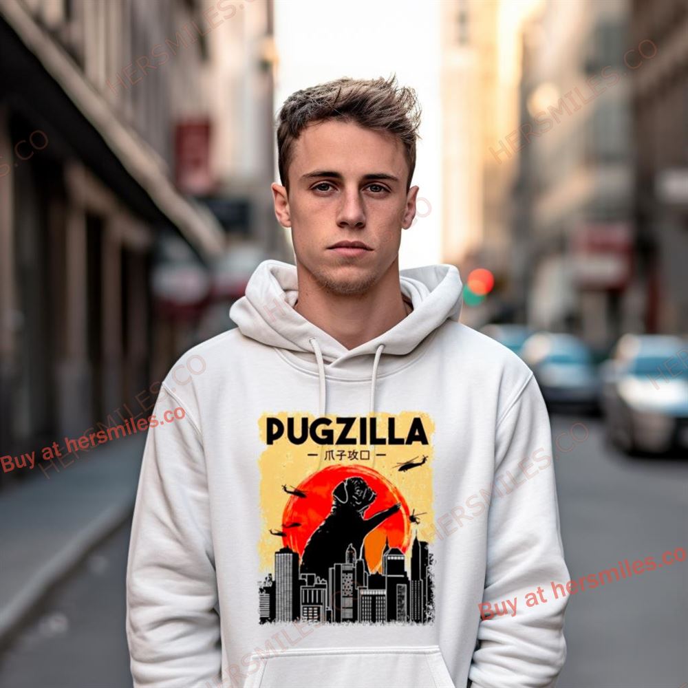Pugzilla Funny Dog Shirt Pugzilla Funny Dog Shirt