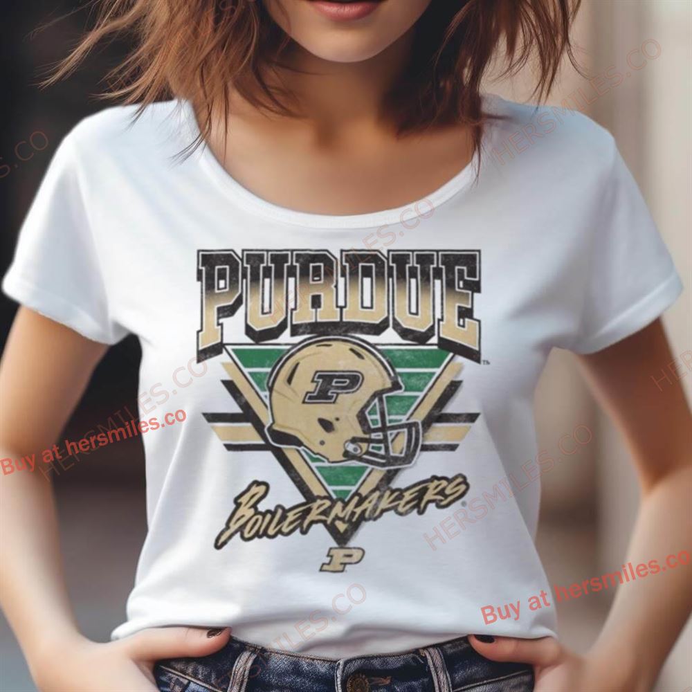 Purdue Boilermakers Helmet Triangle Vintage Shirt Purdue Boilermakers Helmet Triangle Vintage Shirt