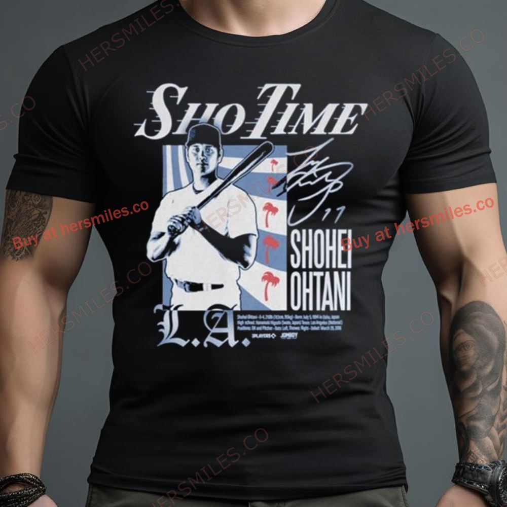 Sho Time Shohei Ohtani 2023 Baseball Season Signature Vintage Shirt