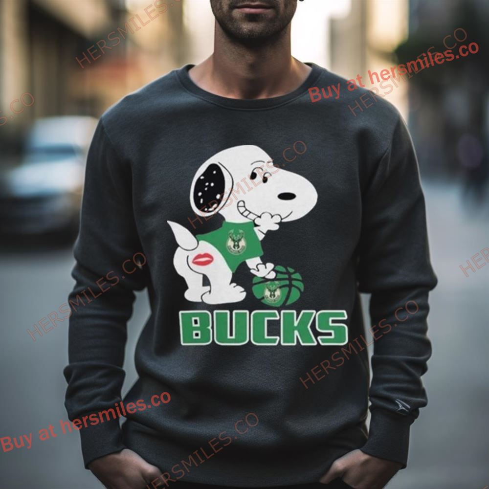 Snoopy Milwaukee Bucks Sexy 2023 Shirt