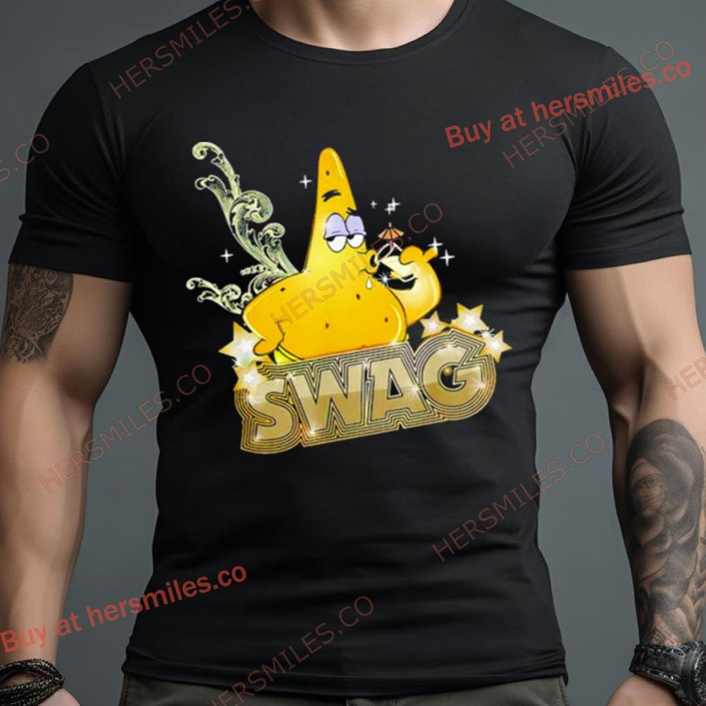 Squarepants Patrick Gold Swag Shirt