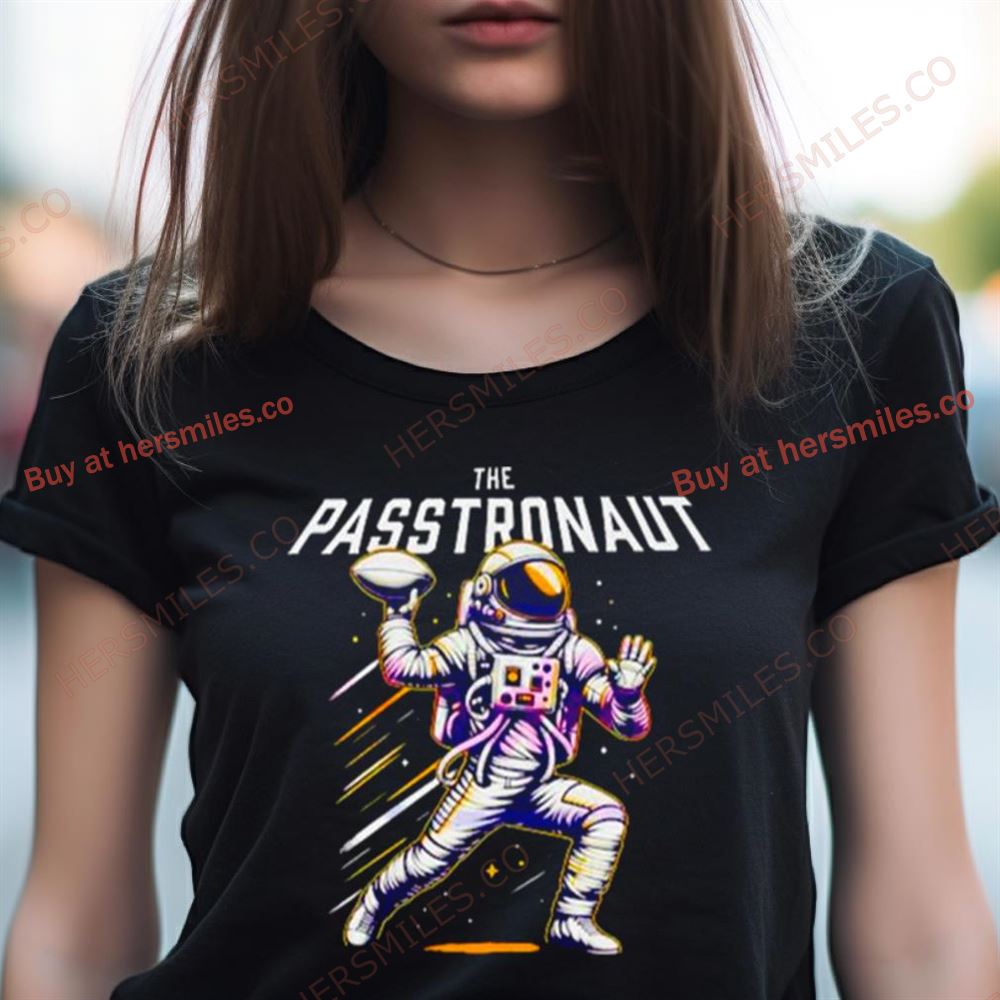 The Passtronaut Throwing A Football Shirt The Passtronaut Throwing A Football Shirt