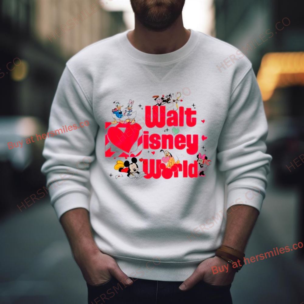 Walt Disney World Happy Valentine Shirt