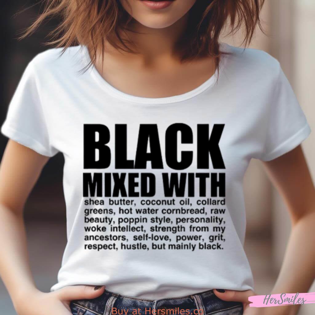 Black Mixed With Shirt Black Mixed With Shirt