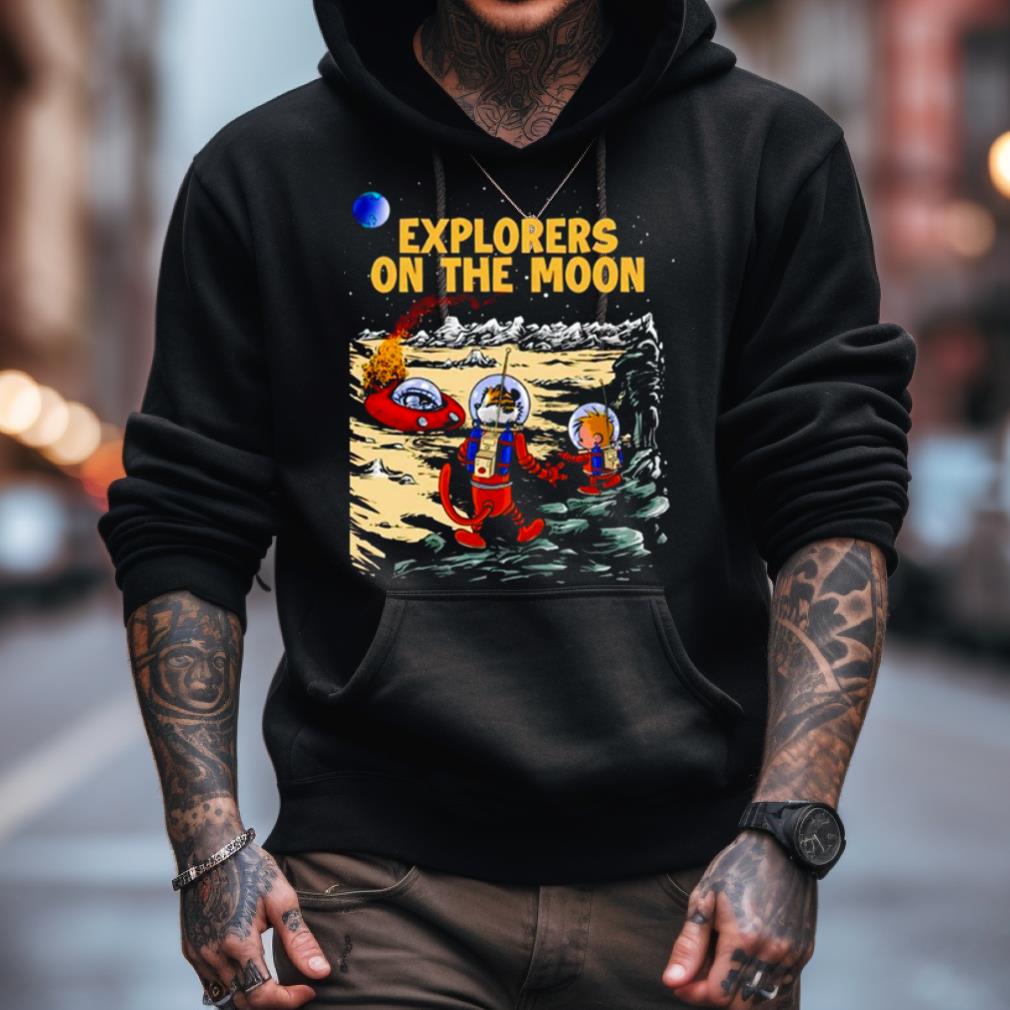 Calvin And Hobbes Explorers On The Moon Shirt Calvin And Hobbes Explorers On The Moon Shirt