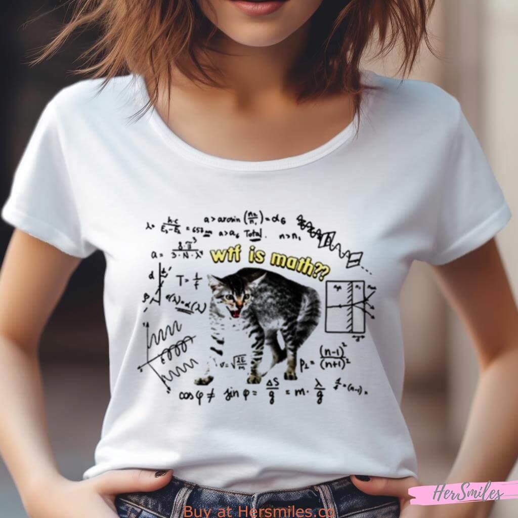 Cat Wtf Is Math Shirt Cat Wtf Is Math Shirt