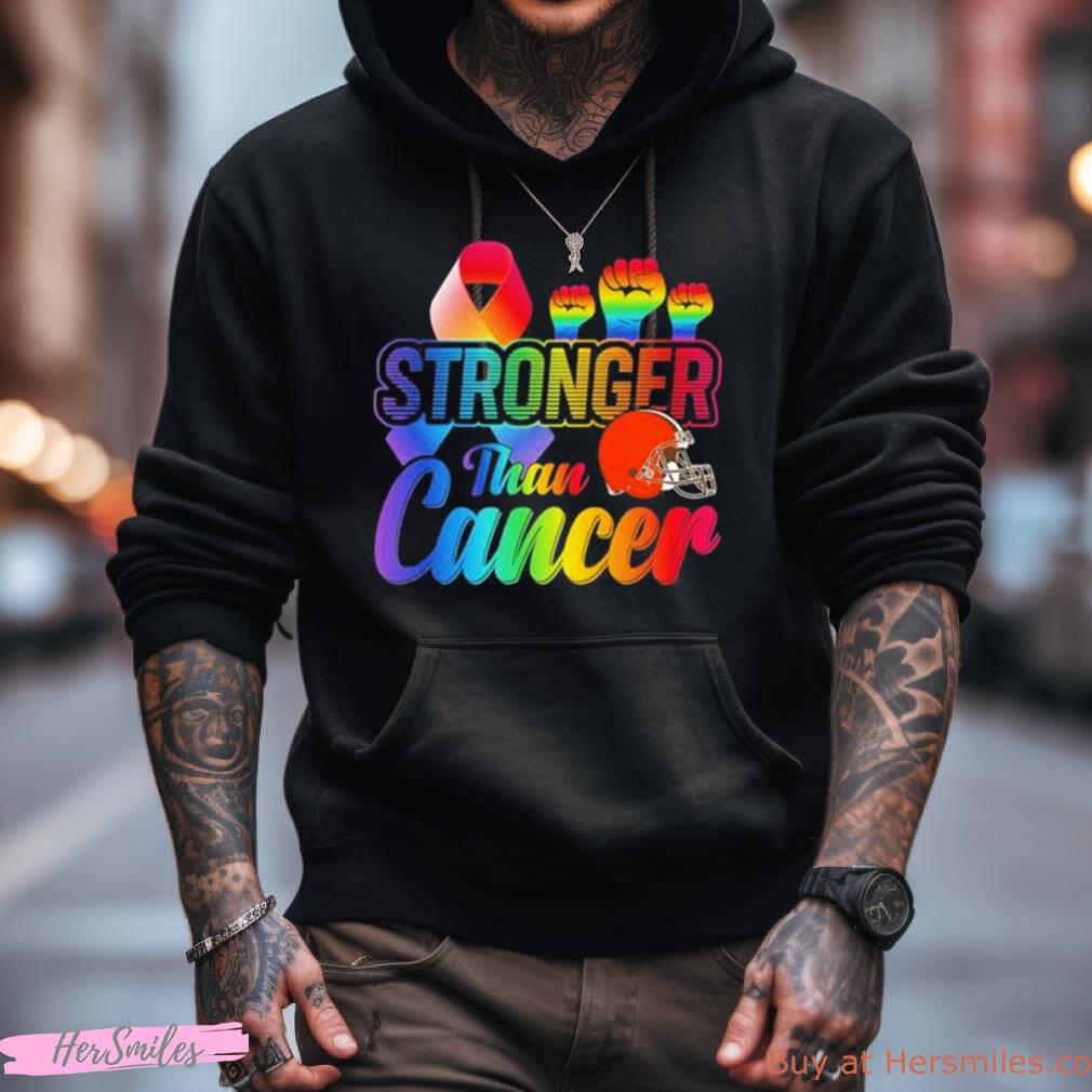 Cleveland Browns Stronger Than Cancer Nfl 2023 Shirt Cleveland Browns Stronger Than Cancer Nfl 2023 Shirt