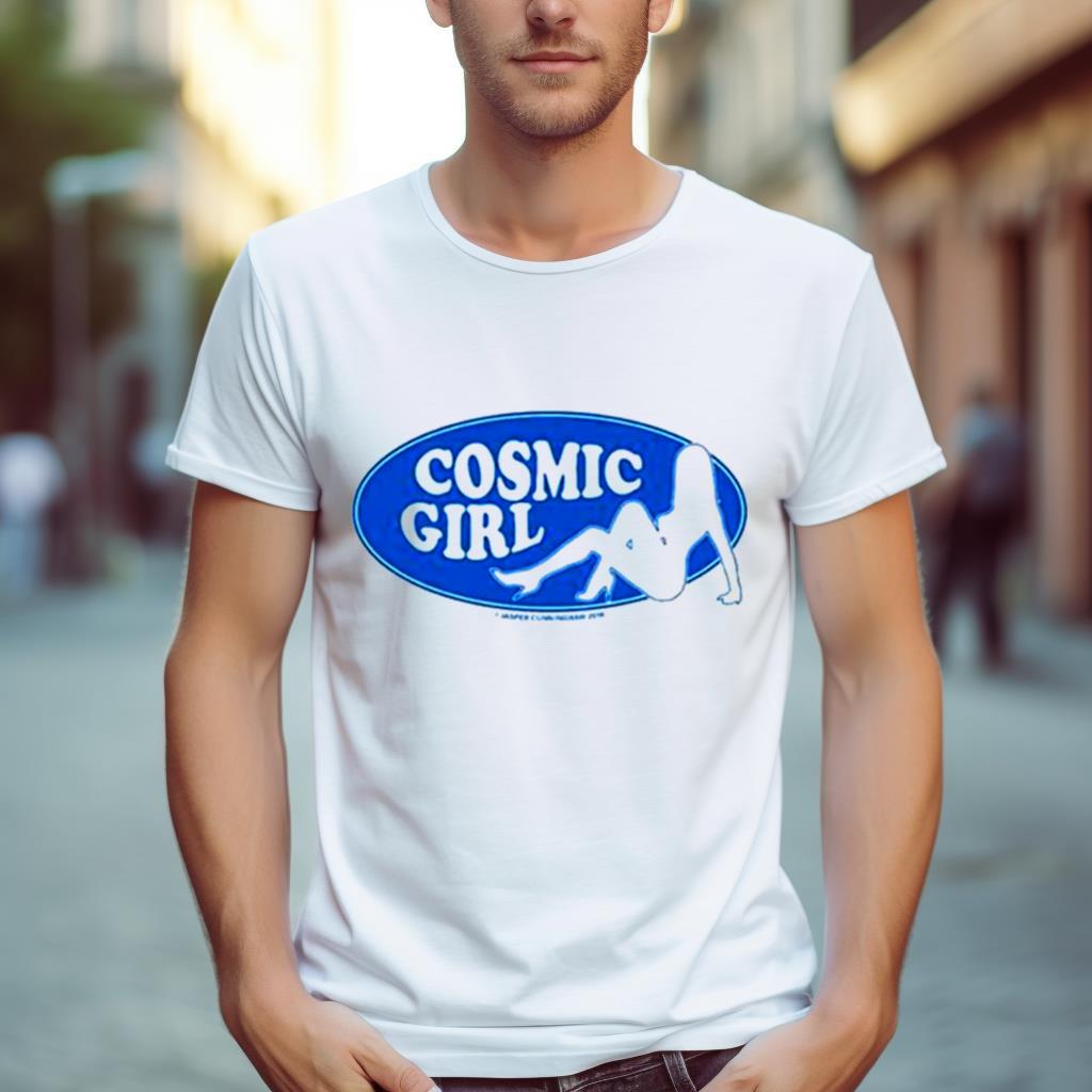Danahleya Weariing Jasper Cunningham Cosmic Girl Shirt