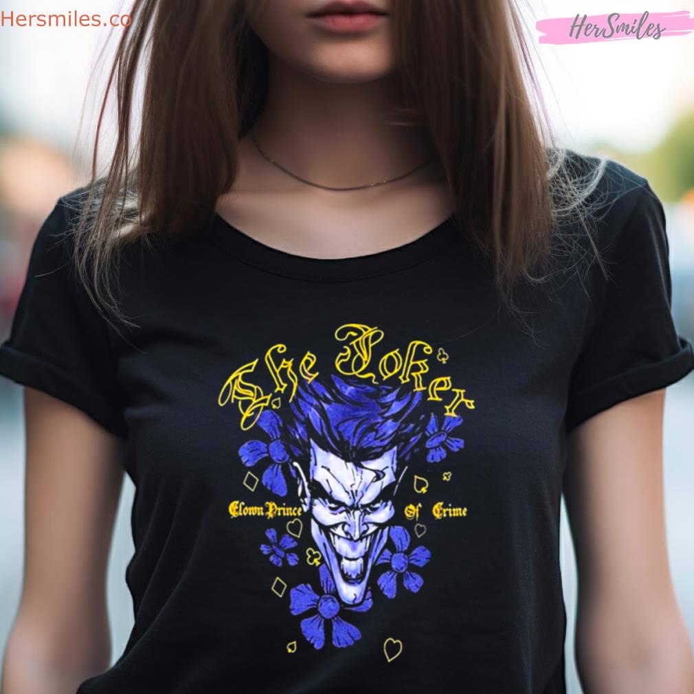Dc Comics Batman Joker Couture Wash Shirt Dc Comics Batman Joker Couture Wash Shirt