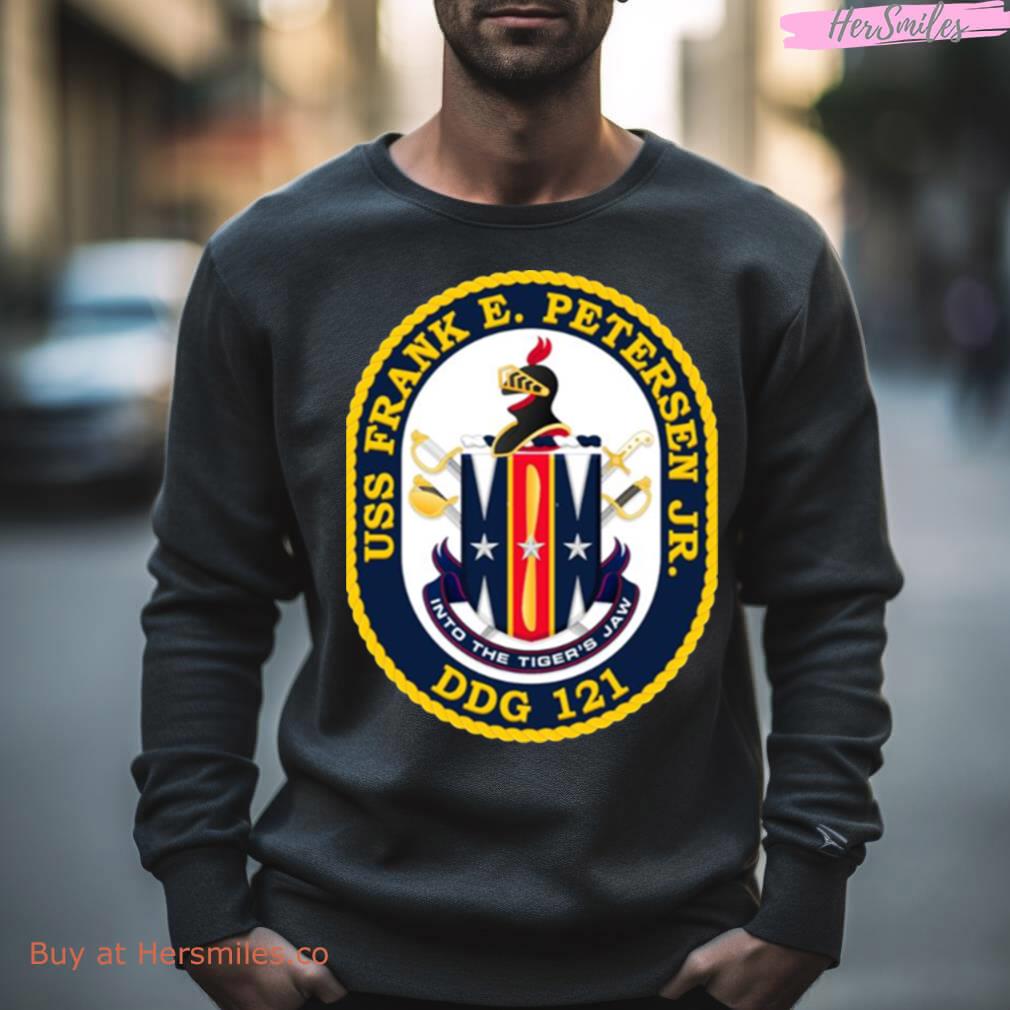 Ddg 121 Uss Frank E Peterson Jr Crest Shirt