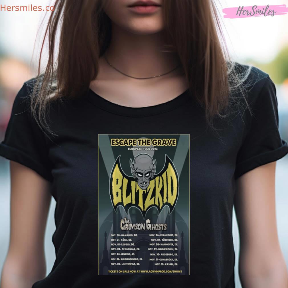Escape The Grave European Tour 2023 Art Poster Design Shirt Escape The Grave European Tour 2023 Art Poster Design Shirt