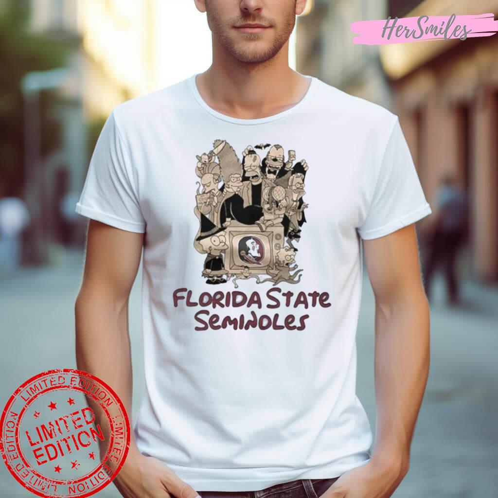 Halloween The Simpsons Family Florida State Seminoles Shirt