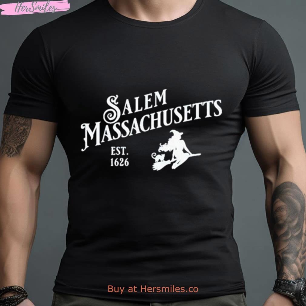 Hocus Pocus Salem Massachusetts Est 1626 Halloween Shirt
