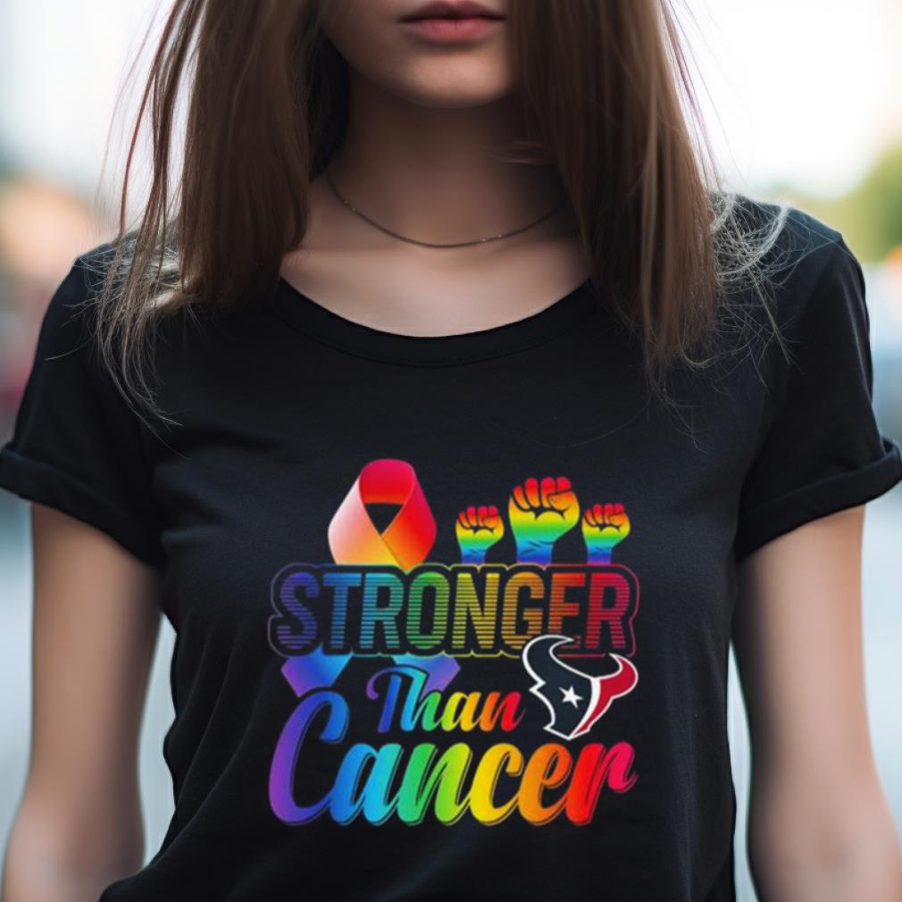 Houston Texans Stronger Than Cancer Shirt Houston Texans Stronger Than Cancer Shirt