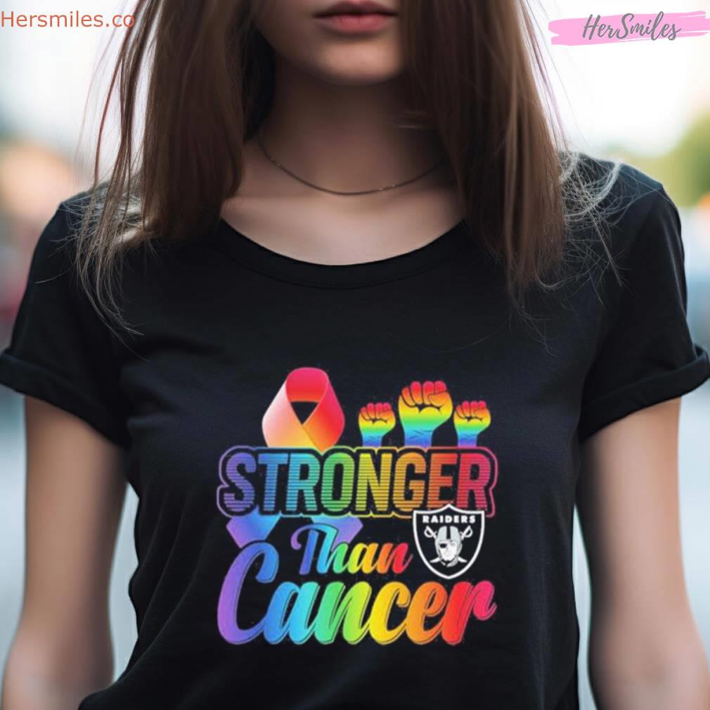 Las Vegas Raiders Stronger Than Cancer Nfl 2023 Shirt Las Vegas Raiders Stronger Than Cancer Nfl 2023 Shirt