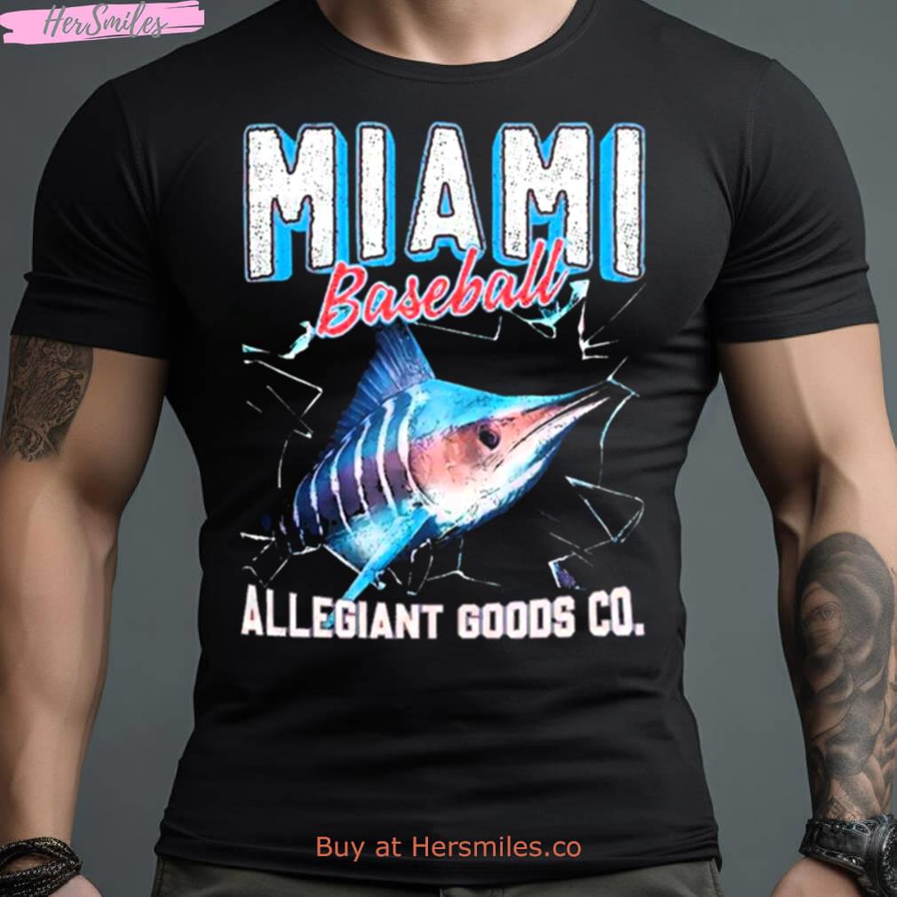 Miami Baseball Throwback Mascot Shirt