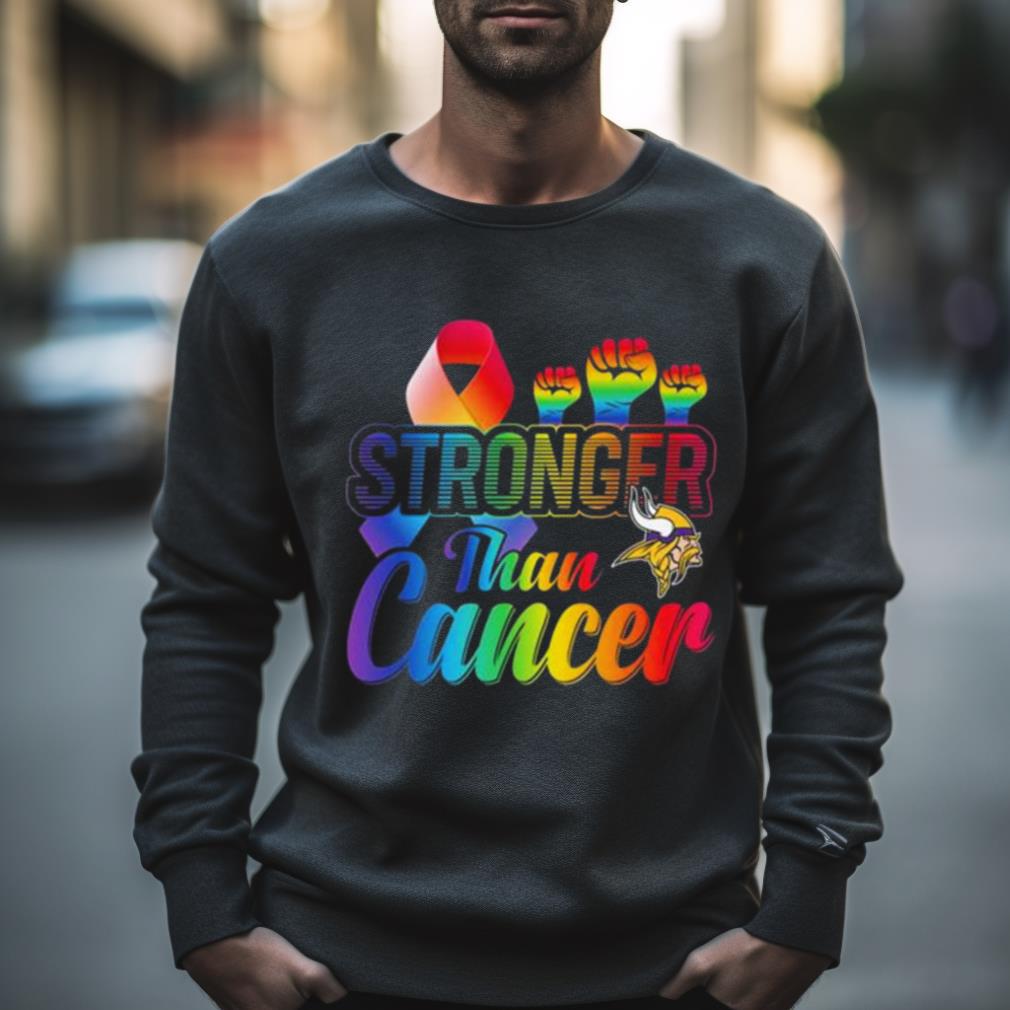 Minnesota Vikings Stronger Than Cancer Shirt