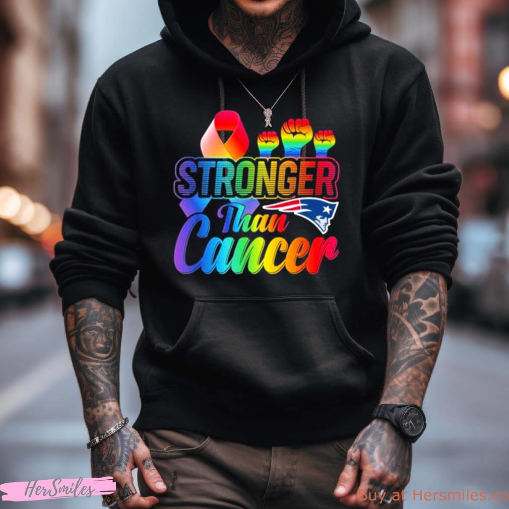 New England Patriots Stronger Than Cancer Nfl 2023 Shirt New England Patriots Stronger Than Cancer Nfl 2023 Shirt