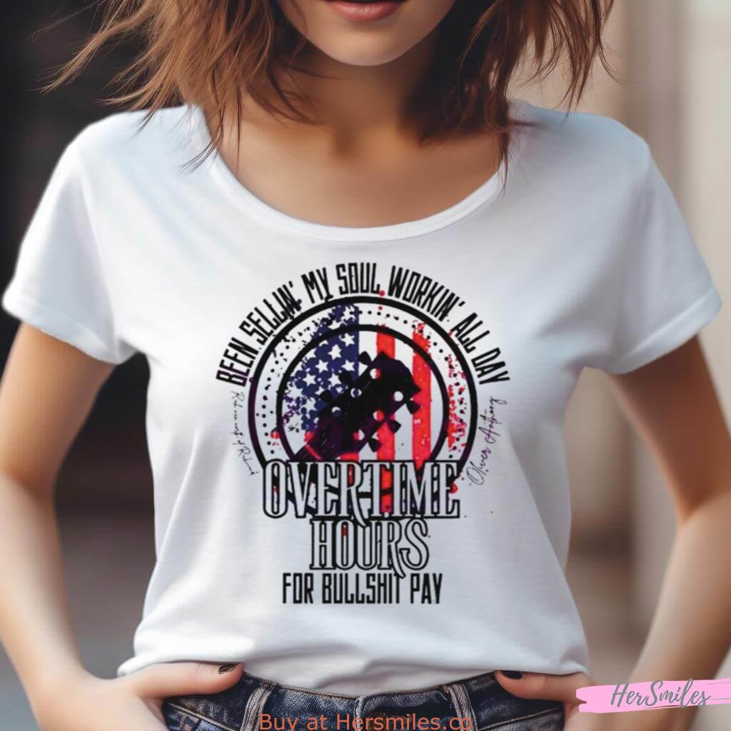 Oliver Anthony Working All Day Overtime Hours Usa Flag Shirt Oliver Anthony Working All Day Overtime Hours Usa Flag Shirt