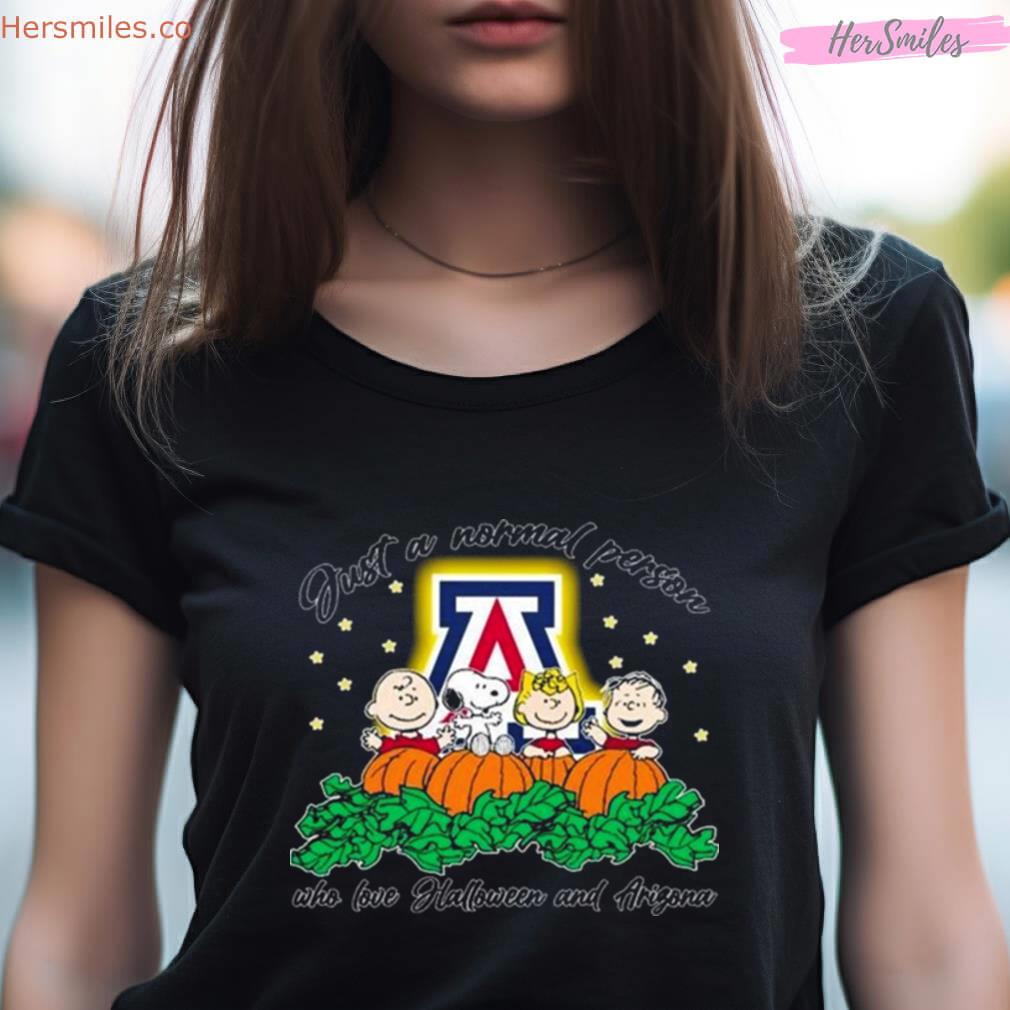 Peanuts Just A Normal Person Who Love Halloween And Arizona Wildcats Logo 2023 Shirt Peanuts Just A Normal Person Who Love Halloween And Arizona Wildcats Logo 2023 Shirt