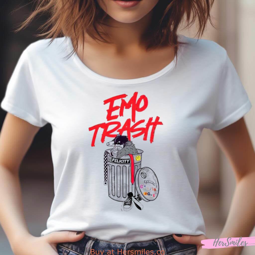 Racoon Emo Trash Shirt Racoon Emo Trash Shirt