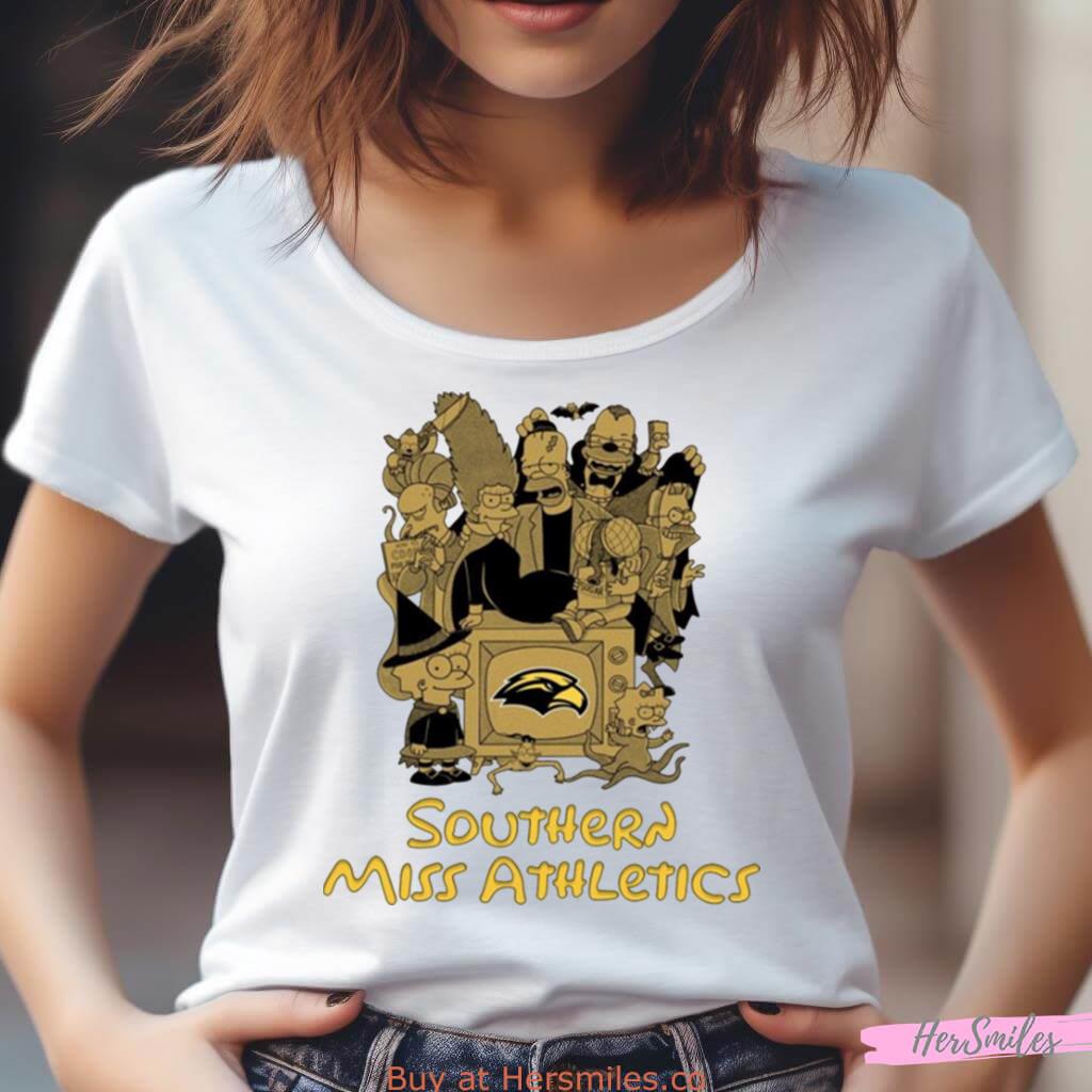Southern Miss Athletics The Simpsons Halloween Shirt Southern Miss Athletics The Simpsons Halloween Shirt