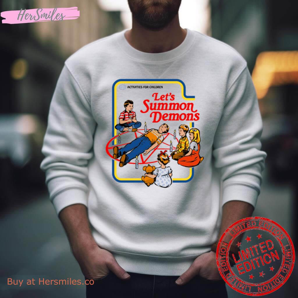 Steven Rhodes Let'S Summon Demons Shirt Steven Rhodes Let'S Summon Demons Shirt