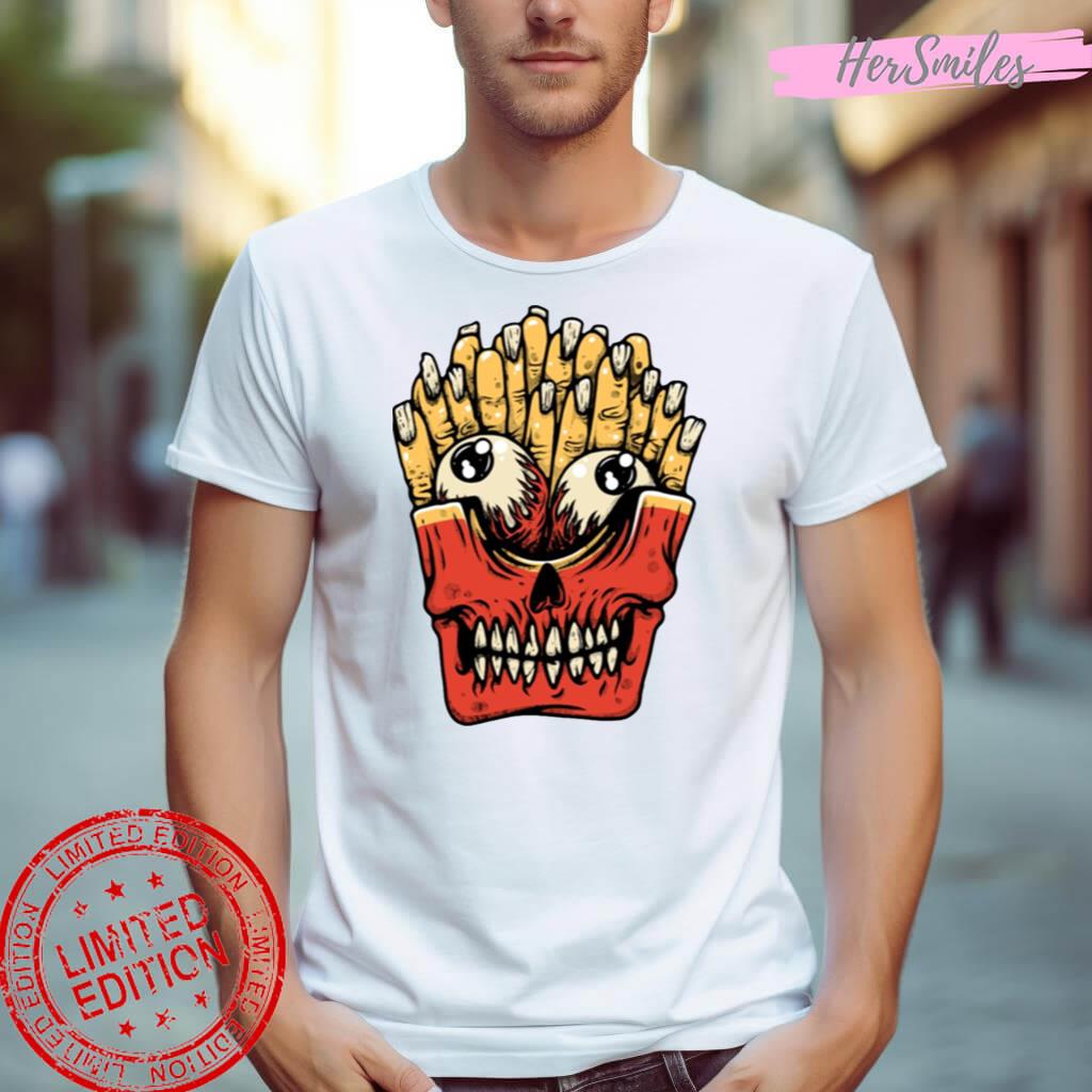 Zombie French Fries Halloween Shirt