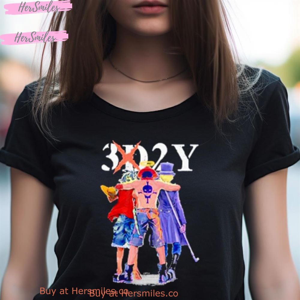 3D2Y One Piece Anime Monkey D Luffy Shirt 3D2Y One Piece Anime Monkey D Luffy Shirt